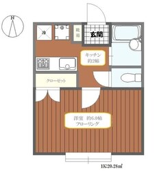 パティオ稔台Ｃの物件間取画像